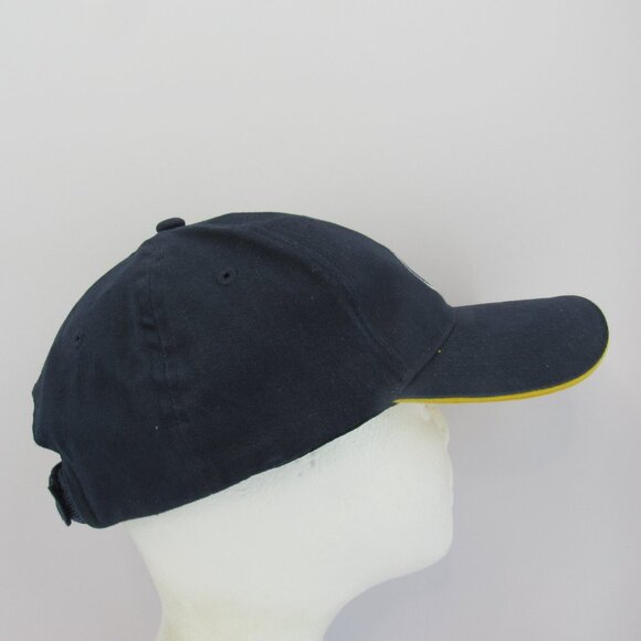 Miller Lite Embroidered Patch Logo Men's Blue Adjustable Strap Back Cap Hat - Picture 4 of 8